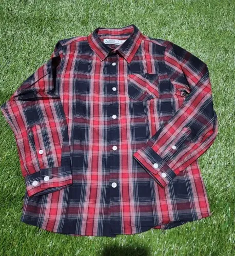 Camisa xadrez tamanho 12