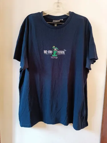 camisa felix the cat statue of liberty new york city meow