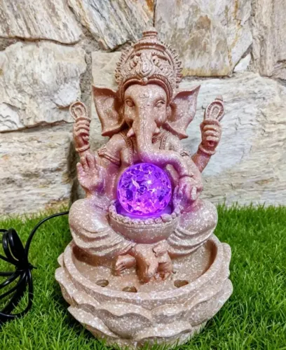 Fonte de Água Lord Ganesha 30cm