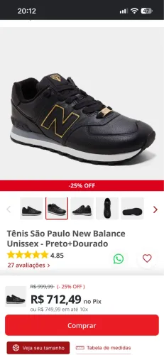 Tênis SPFC New Balance