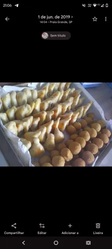 Aceitamos encomendas bolo doces e salgados