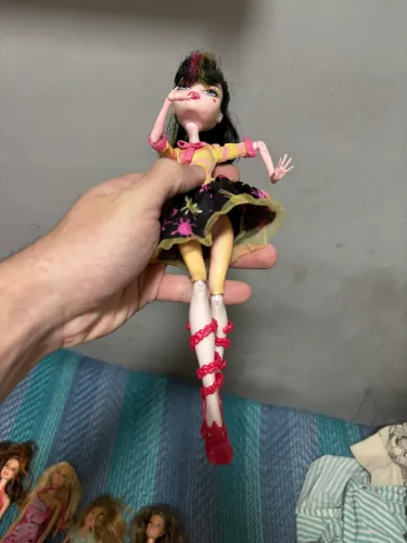Draculaura Monster High Pintora Usada 