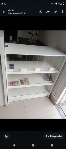 Vitrine branca expositora