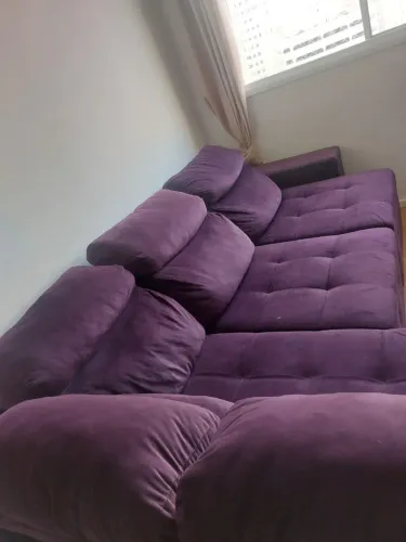 Sofá reclinável retrátil