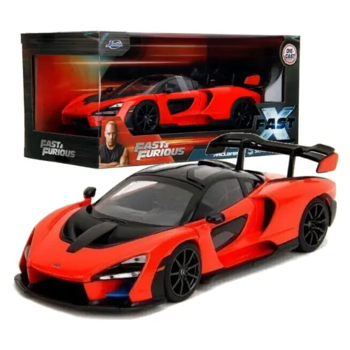 Miniatura 1/25 MacLaren Senna Velozes e Furiosos Jada Toys Metal