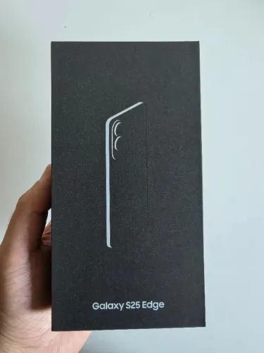 Smartphone Celular Samsung S25 Edge Prata 512GB Perfeito Usado 2 Meses Com Nf + Brindes