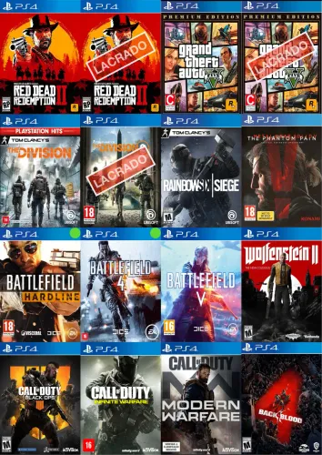 Jogos PS4 Originais Mídia Física