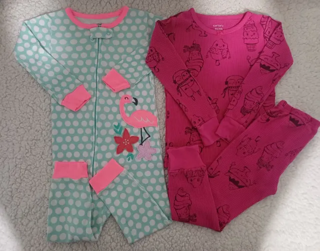 Kit macacão e pijama carters 18 meses