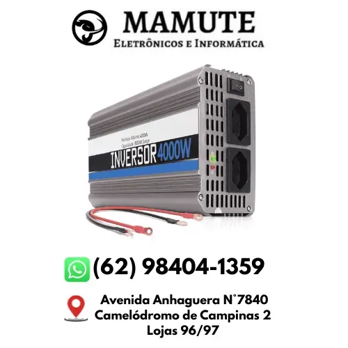 Inversor 4000w 12V Para 220V  Senoidal Onda Modificada Knup