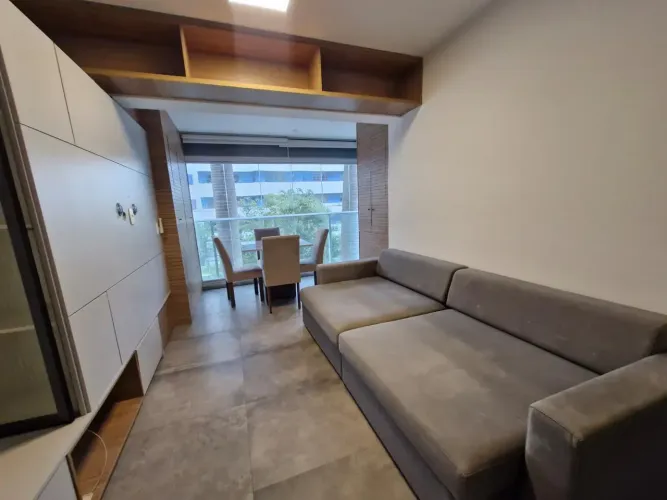 Apartamento mobiliado para alugar em Moema, 45 m² com 1 quarto, 1 vaga e lazer