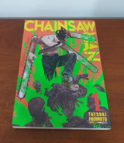 Mangá Chainsaw Man Vol. 1 - Tatsuki Fujimoto (Excelente Estado / Coleção)