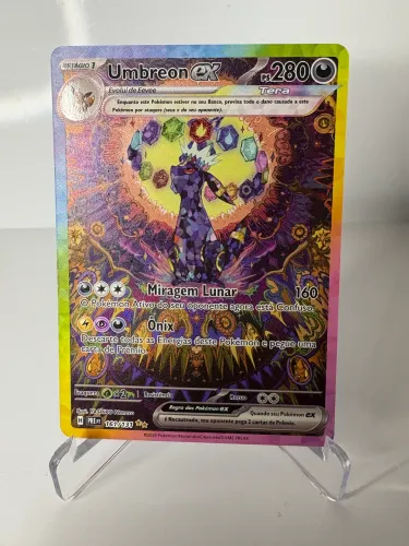 Carta Pokémon Umbreon ex 161/131 NM