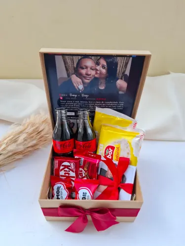 Caixa MDF Kit Cinema - Dia dos Namorados
