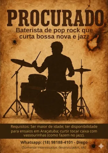 Procura-se Batera (Araçatuba)