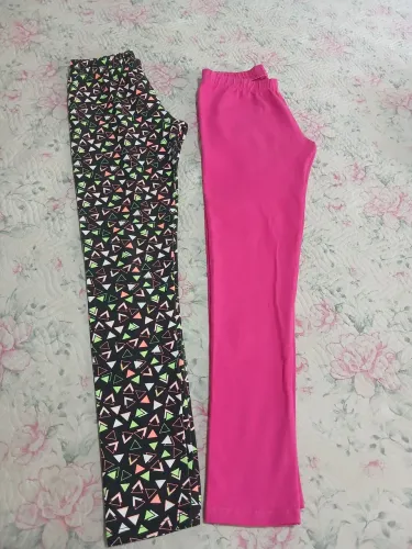 2 calças leggs novas numeração 12