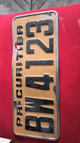 Placa de carro 
