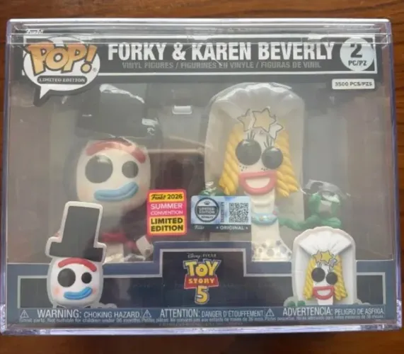 Funko Pop Toy Story Forky & Karen Beverly 2 PC