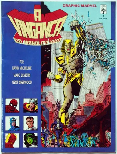 Graphic Marvel 3 A Vingança Do Monolito Vivo (português)