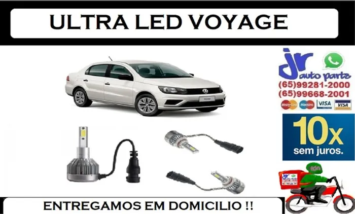 Lampada Ultra LED (baixa)Voyage 6000K 12V 24V