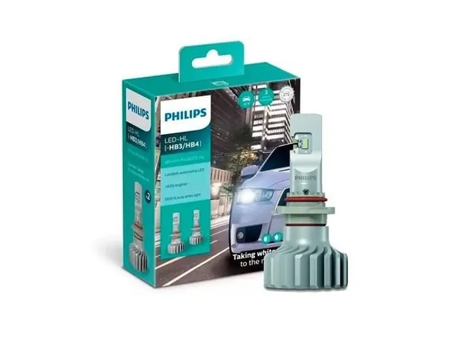 Led Philips HB3/HB4 automotivo ultinon Novo 3 anos de garantia 6000k Ate 12x
