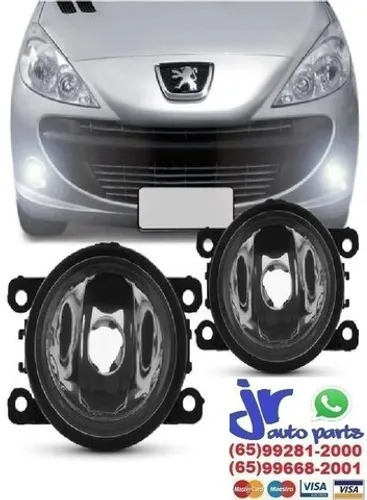 Par Farol de Milha Peugeot 207 307 2007 2008 2009 2010 2011 Neblina Auxiliar
