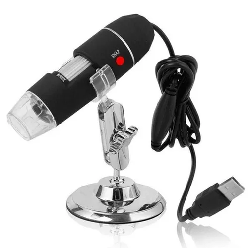 Microscópio Digital Usb 1000X Câmera 8 Leds Kp-8012 Knup