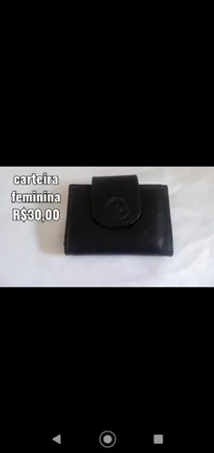 Carteira feminina com espelho 