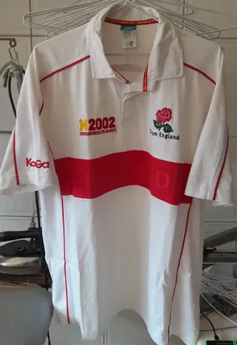 CAMISA RUGBY SELECAO INGLATERRA KOOGA GAMES MANCHESTER 2002 FRETE GRATIS