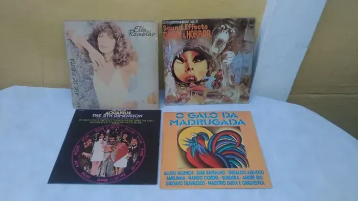 Lp vinil Elba Ramalho álbum Ave de Prata, diaco e capa ok.
