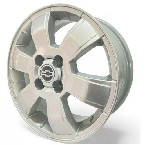 Rodas de liga leve Chevrolet Montana sport aro 15 novas prata