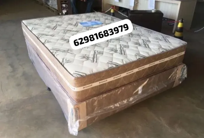 Cama box colchão d33 e suporte (novo)