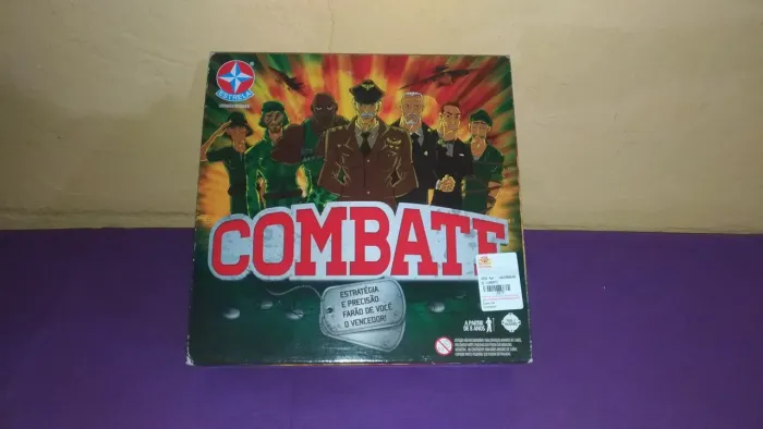 Jogo Combate, de tabuleiro, completo, otimo estado, envio qq local.