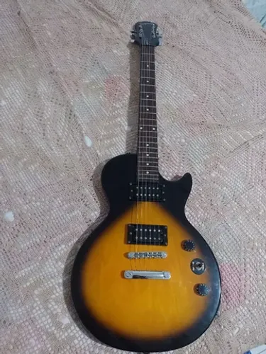 Guitarra Les paul ephiphone special aceito pedais pedaleira