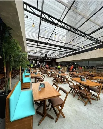 Sofá Booth de Hamburgueria