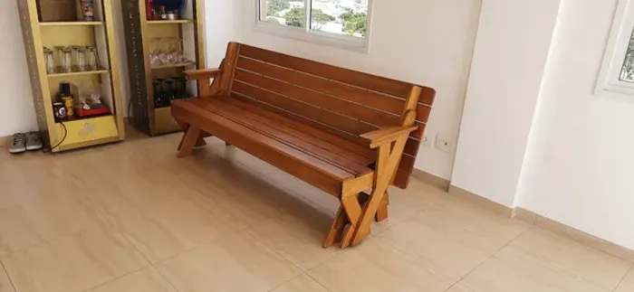 Banco Mesa Eucalipto, Móvel de ótima qualidade!