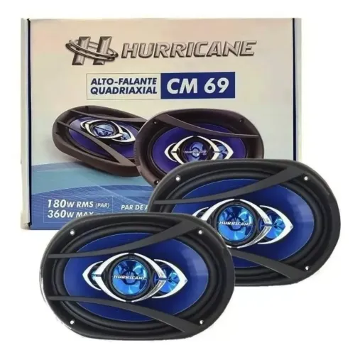 Par Alto Falante hurricane 6x9 180w rms