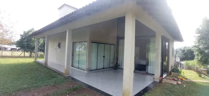 Chácara 1,5 hectares em Rolante RS Casa 2 quartos Galpão Salão de Festas Churrasqueira