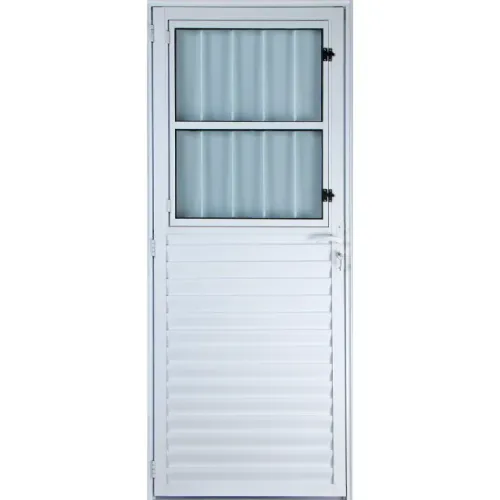 Porta post/grade 2.10x0.80 liso branca