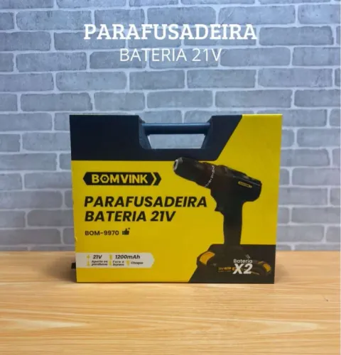 Parafusadeira sem Fio 21V BOM-9970 - Bomder - FAZEMOS ENTREGAS 