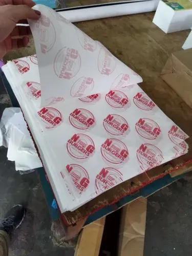 Papel manteiga personalizado Apartir de 200 UNIDADES 