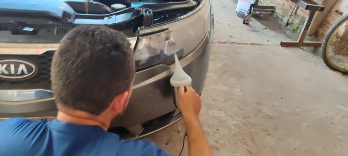 Restauração e Revitalização de faróis a vapor de polímero 