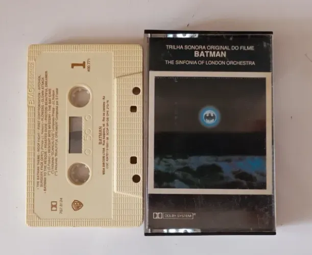 Trilha Sonora Em Cassete K7 Batman 1989 Original