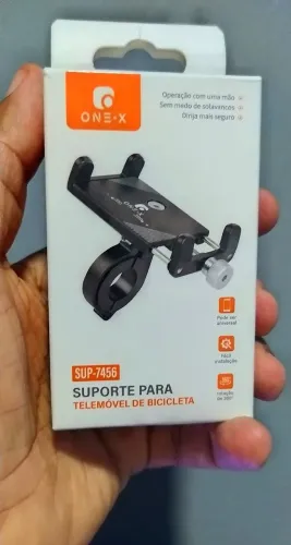 Suporte moto alumínio para celular