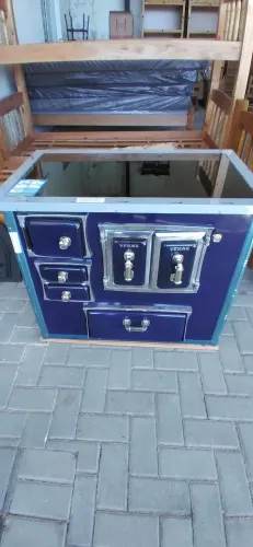Fogão a Lenha venax n° 2 vitroceramico com gabinete