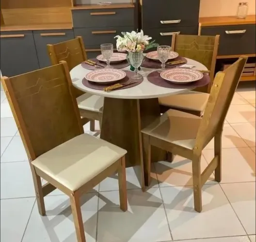 Mesa de jantar redonda NOVO DA LOJA