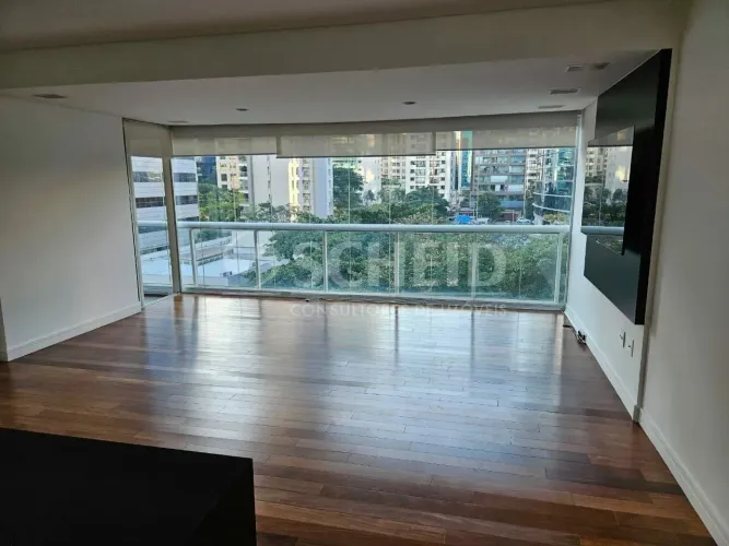 Apartamento semi mobiliado para locação no Itaim Bibi com 93m², 1 dormitório suíte e 2 vag