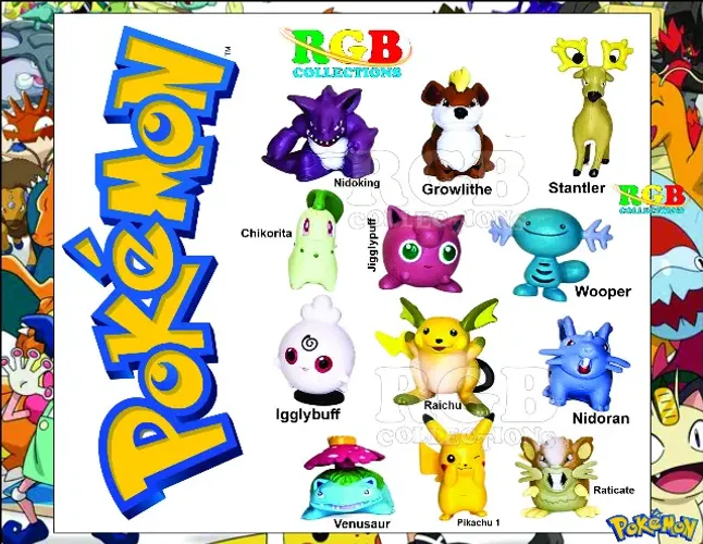 Miniaturas Pokémon XX (venda por unidade ou coleção)