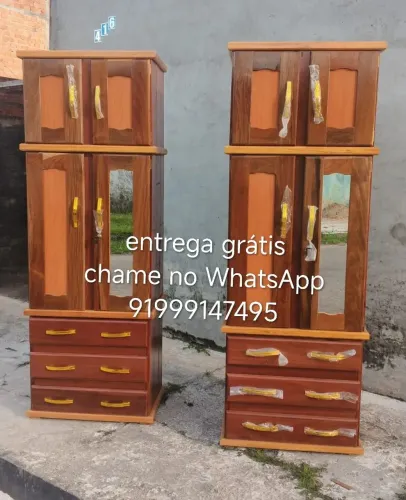 Guarda roupa de solteiro duas portas novo a pronta entrega.