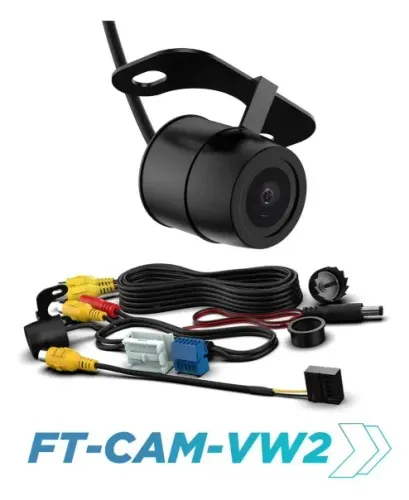 Câmera de ré Borboleta Faaftech FT-CAM-VW2 2.0 Específica Saveiro,Amarok 
