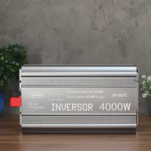 Inversor 24v Para 220v Senoidal Pura 4000w  Knup KP 587C